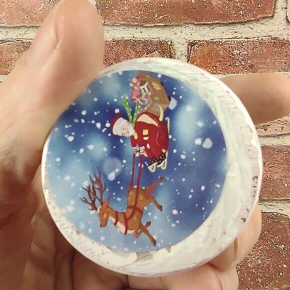 Mini Christmas Reindeer Dog Tree Snowglobe Waterglobe Snow Globe Santa Reindeers - Picture 8 of 16